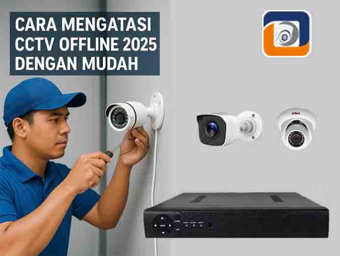 cara mengatasi cctv offline di hp