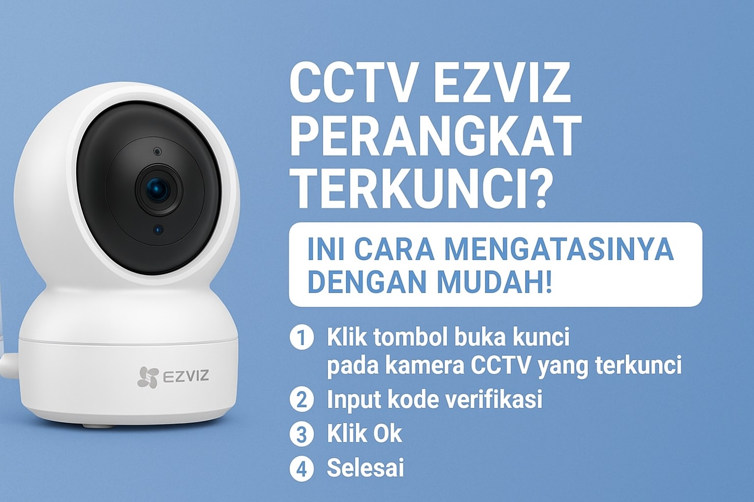 cctv ezviz perangkat terkunci